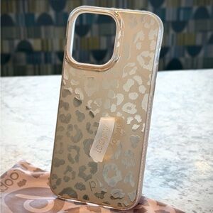 Loopy Gold Leopard iPhone 14 Pro Max Case